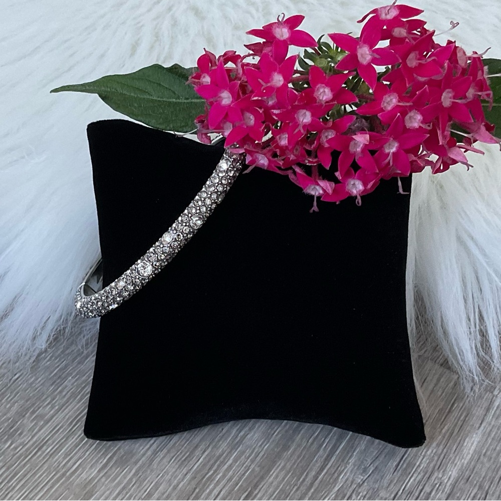 💕 BRIGHTON Retired Anatolia Hinged Silver Bangle - Picture 3 of 7